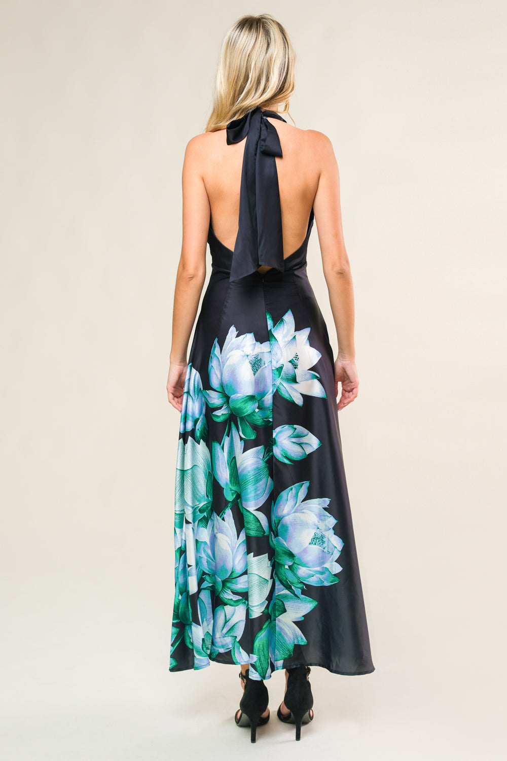 INSATIABLE FEELING WOVEN MIDI DRESS Flying Tomato